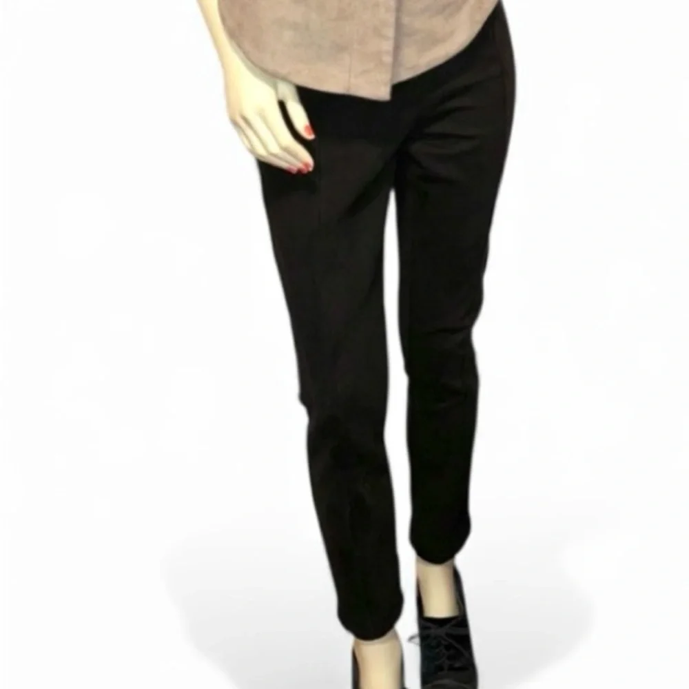 Andrew Marc Women's Black faux suede Pull-On Jeggings Size M - Picture 12 of 14